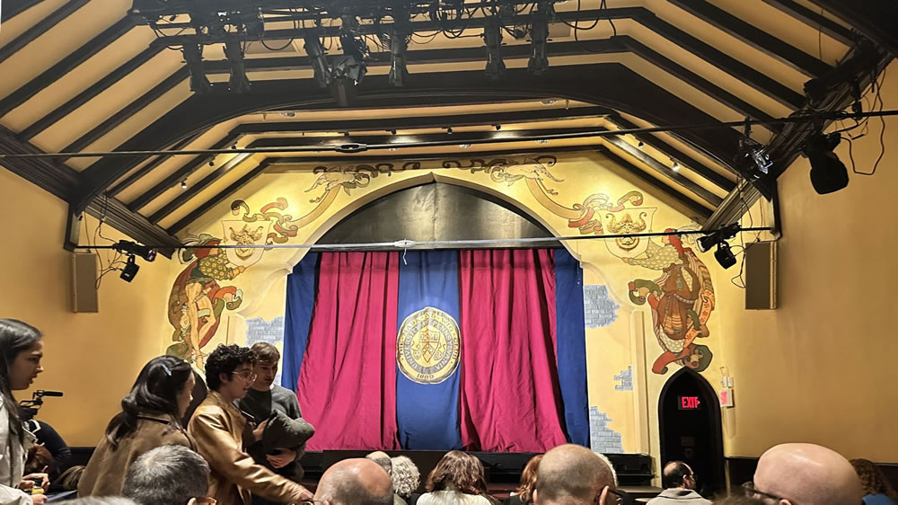 People take their seats for University of Pennsylvania’s Mask & Wig Show